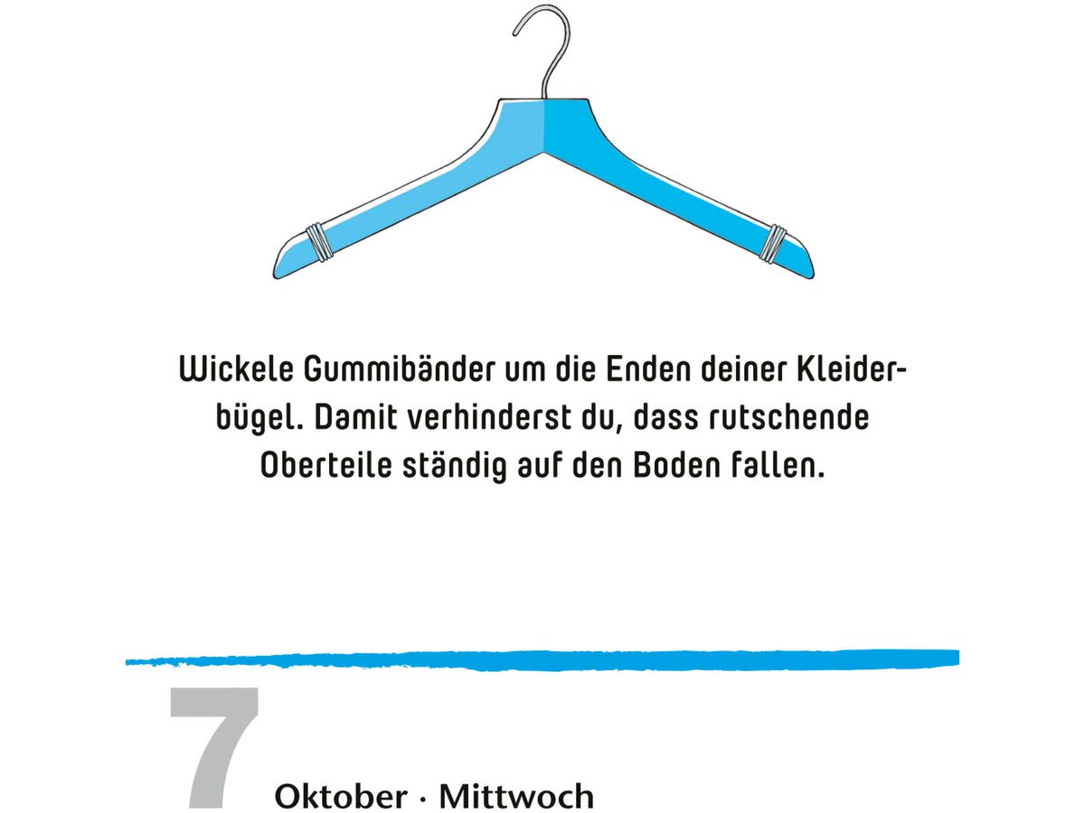 HARENBERG Abreisskalender 2026 3309949+26 Lifehacks DE 11x14cm (9783840036484)