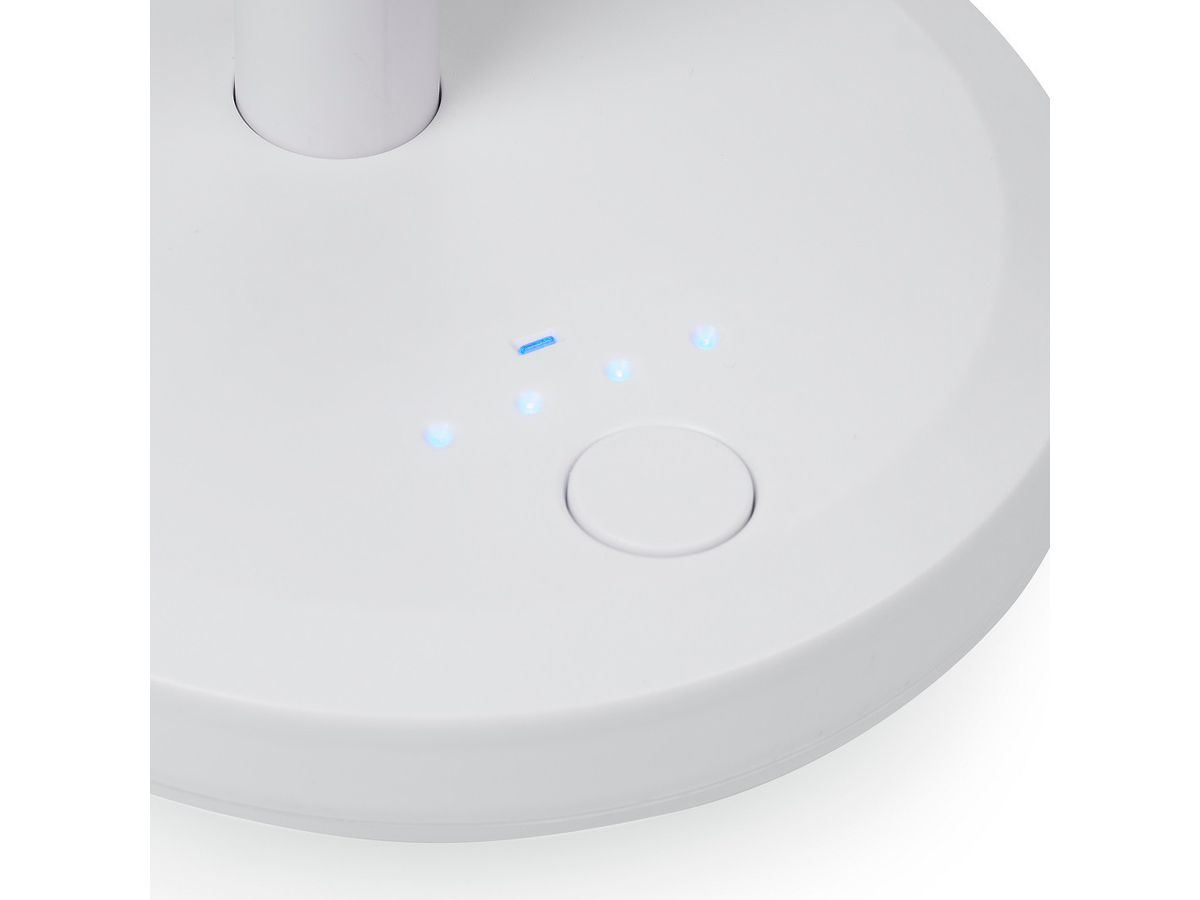 TRISTAR Ventilatore da tavolo 16.5cm VE-5841 bianco, USB, batteria (8713016105226)