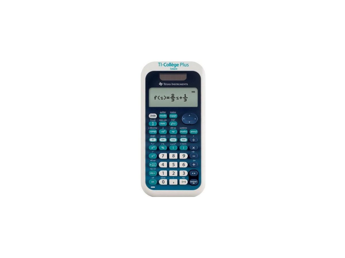 TEXAS INSTRUMENTS Schulrechner College Plus Solar College Plus Solar (3243480104371)