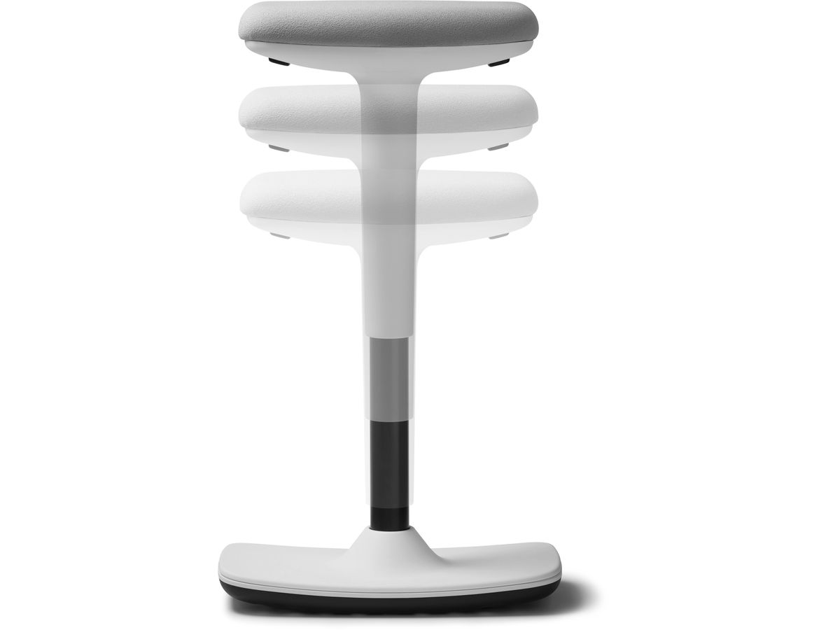 TRENDOFFICE Sgabello TO-SWIFT 9299_KVW bianco (0762743313976)