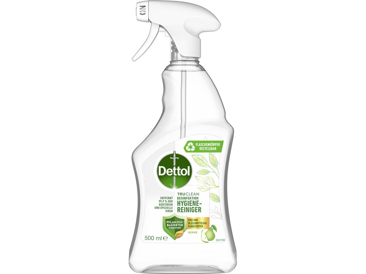 DETTOL Tru Clean nettoyant hygiéniqu 3238286 poire 500ml (4002448203124)