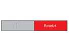 BEREC Plaque de porte 37,4x152mm 314.087 Alu, Frei-Besetzt (7640106621995)