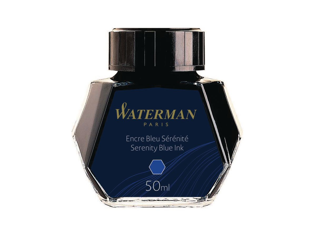 WATERMAN Encre 50ml S0110720 bleu (3034325106298)
