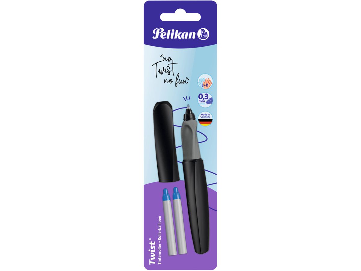 PELIKAN Rollerball Twist M 947093 nero (4012700947093)