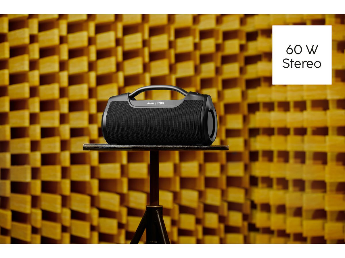 HAMA BT Speaker Mate Pro 188219 60W, IPX6 black (4047443511478)
