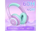 ICLEVER Active Noise Cancel Headphones C17-2083N-01 BTH26, BT, 60h, purple-green (6934911712148)