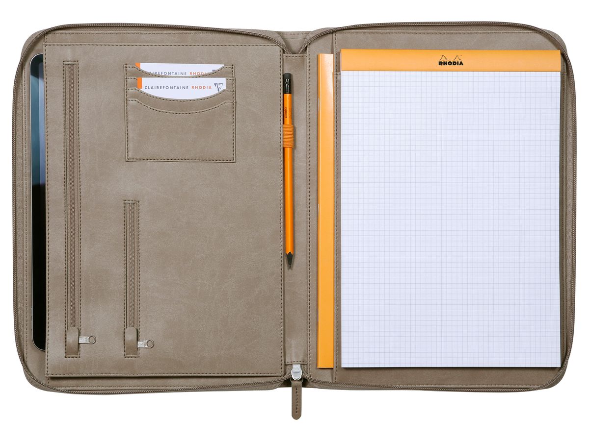 RHODIA Conférencier A4 168117C taupe (3037921681176)