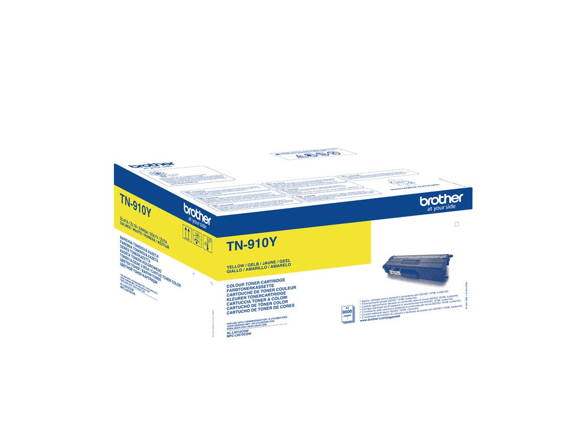 BROTHER Toner Ultra HY yellow TN-910Y HL-L9310CDW 9000 pagine (4977766771870)