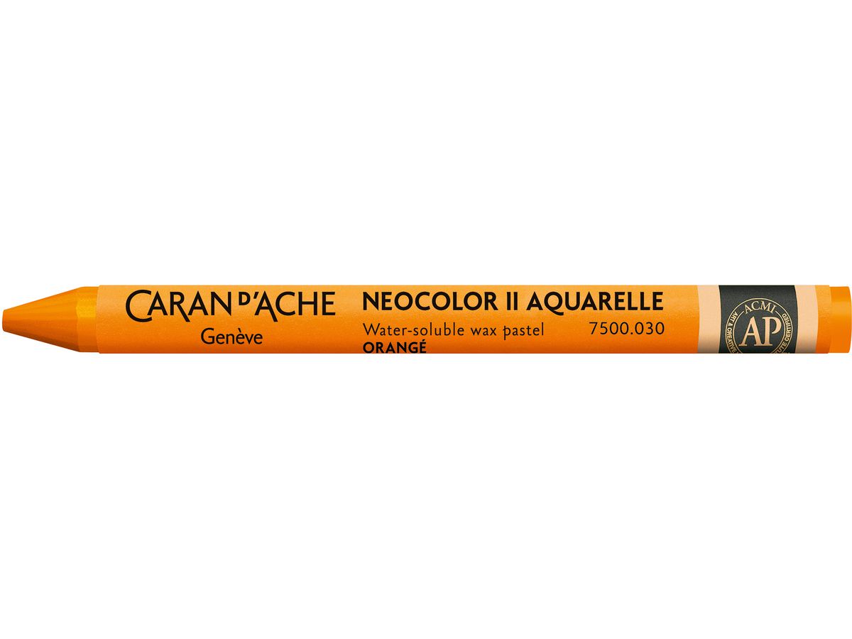 CARAN D'ACHE Pastelli a cera Neocolor II 7500.030 arancione (7610186271687)