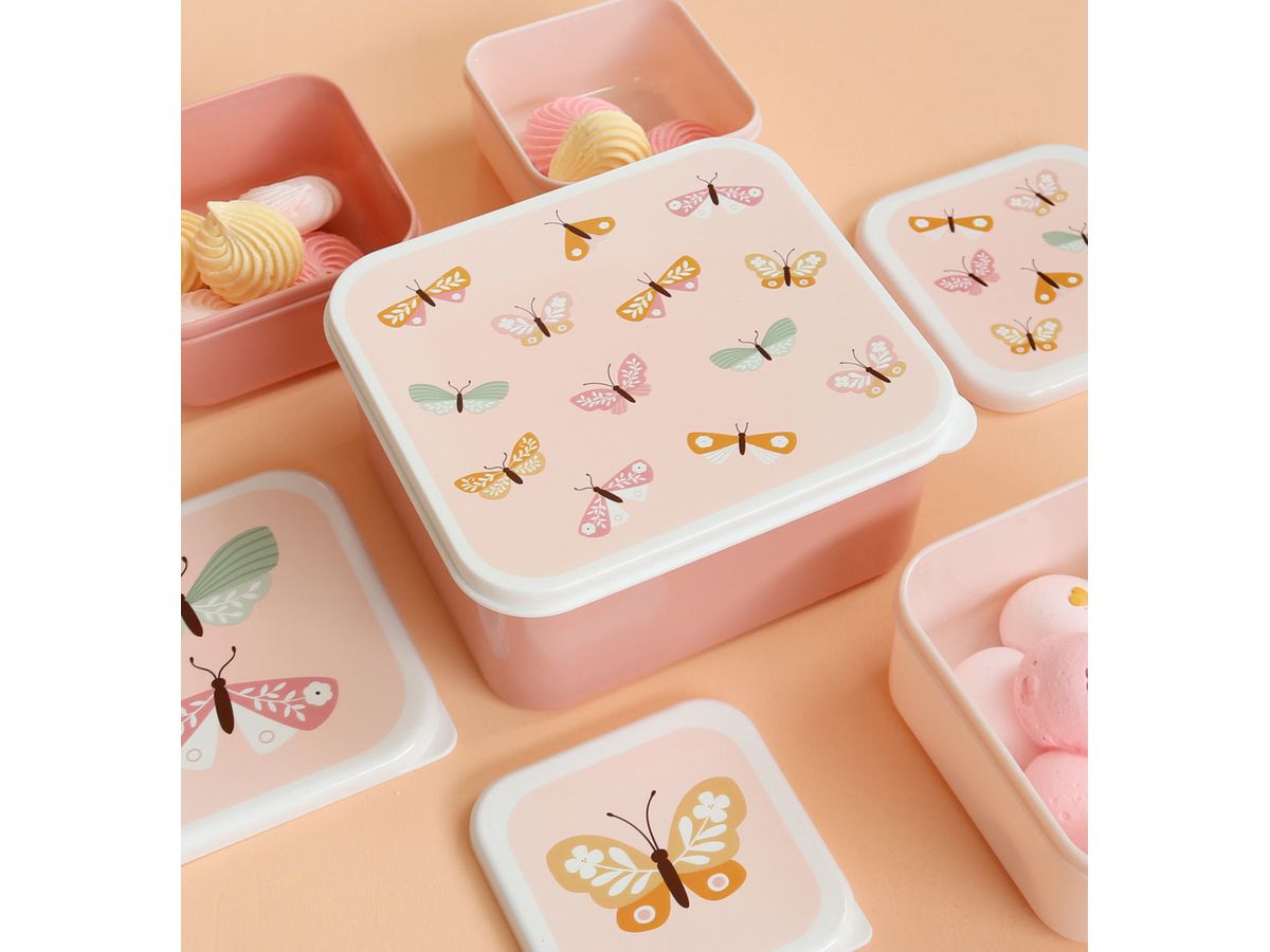 ALLC Lunch & Snackbox Set SBSEBU42 Butterflies (8719715001920)