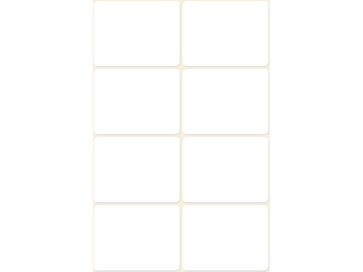 AVERY ZWECKFORM Etichette 32×23mm 3075 bianco 60 pezzi (4004182030752)