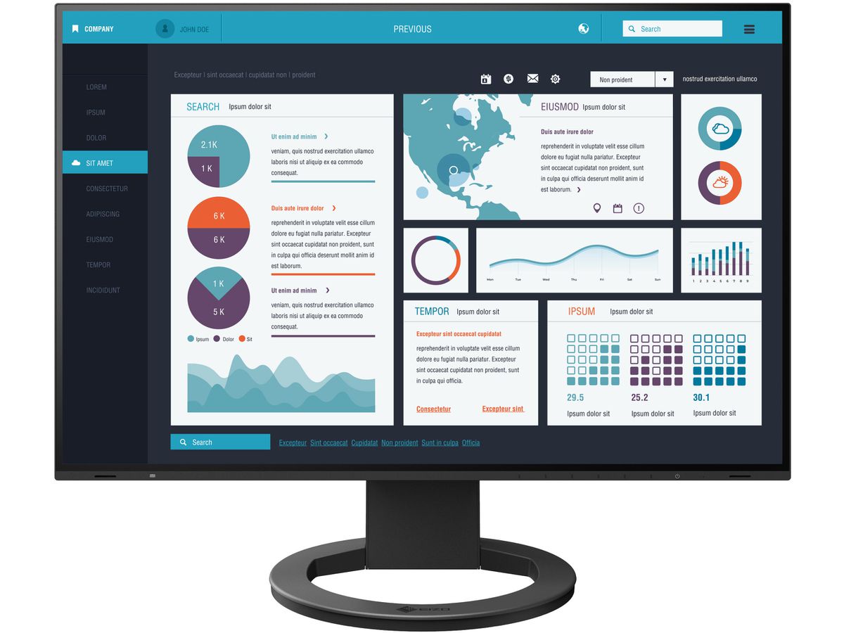 EIZO Monitor EV2495-Swiss Edition 1121400 schwarz 24.1 Zoll (4995047056539)