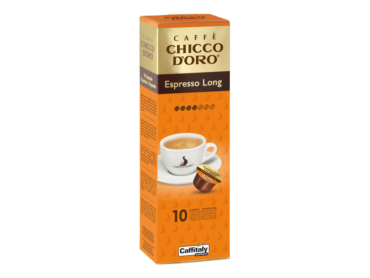CHICCO D'ORO Kaffee Caffitaly 802031 Espresso Long 10 pezzi (7610899802031)
