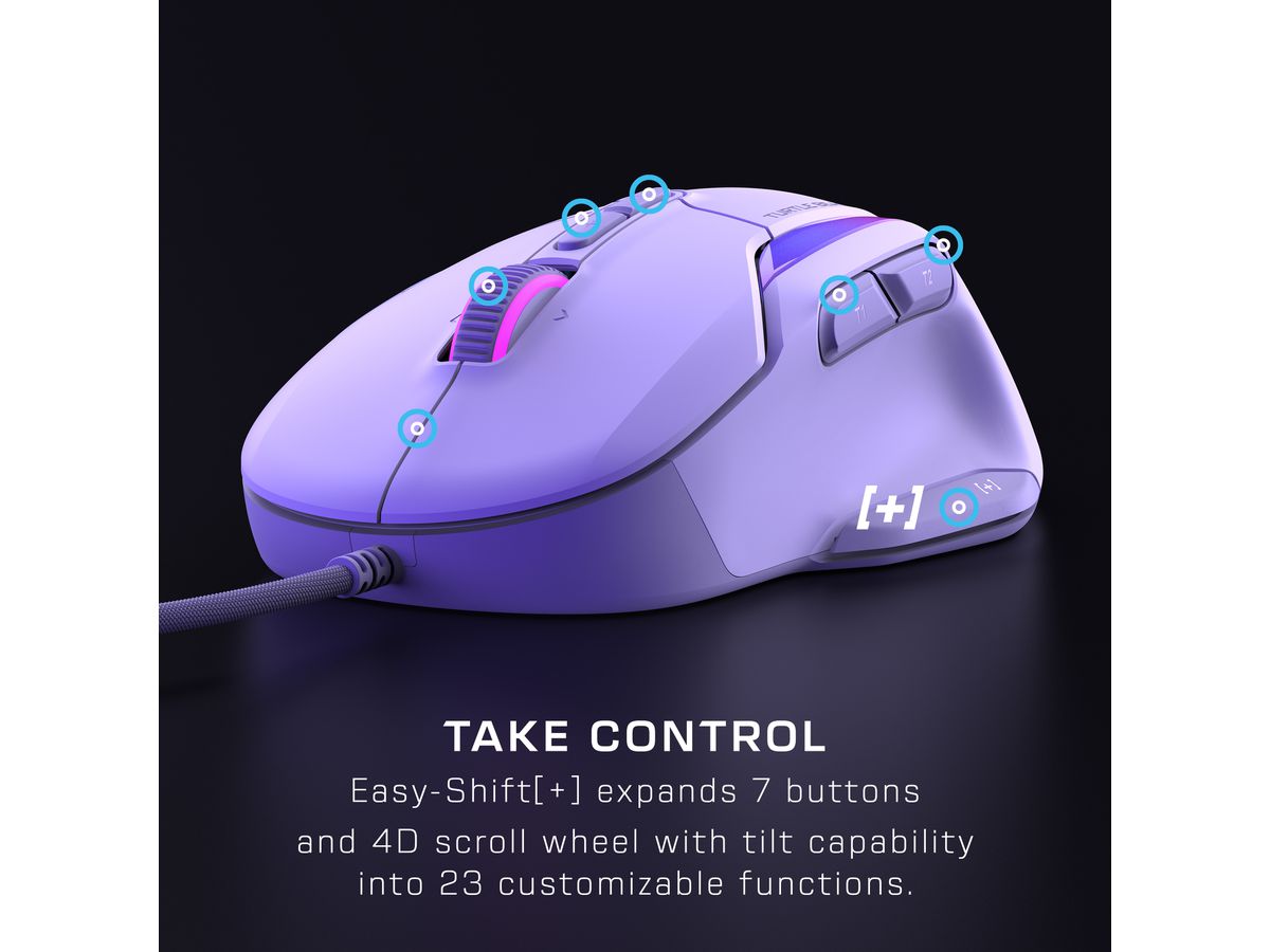 TURTLE BEACH Kone II Gaming Mouse TBM-1003-15 Wired, White (0731855710034)