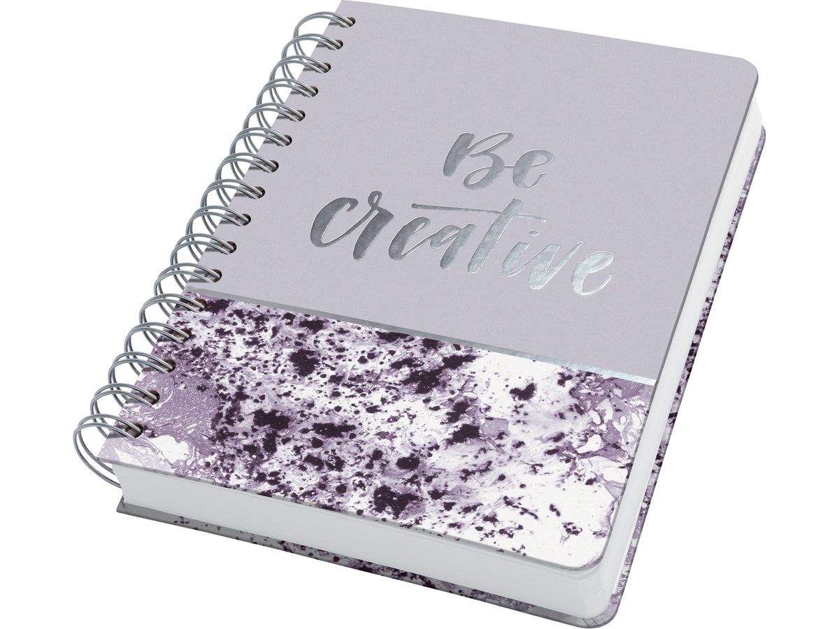 JOLIE Taccuino A5 JN607 Violet Marble, dots, 240 p. (4004360812224)