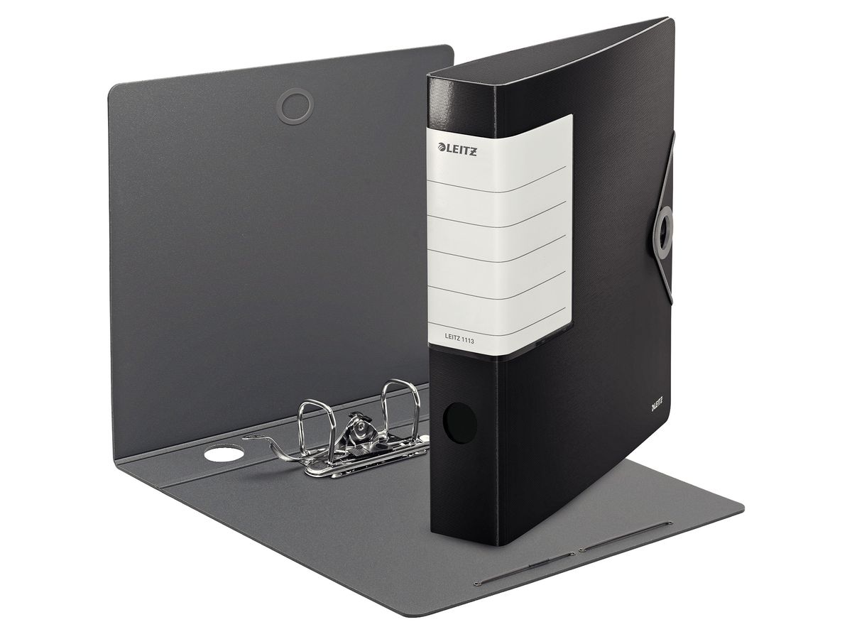 LEITZ Raccoglitore Solid 180° 5.2cm 1113-0095 nero A4 (4002432111626)
