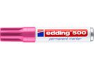 EDDING Permanent Marker 500 2-7mm 500-9 rosa (4004764373710)