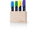 MAGNETOPLAN Porte-stylo magnétique 1228749 WoodSeries bouleau 4 Marqueur (4013695067247)