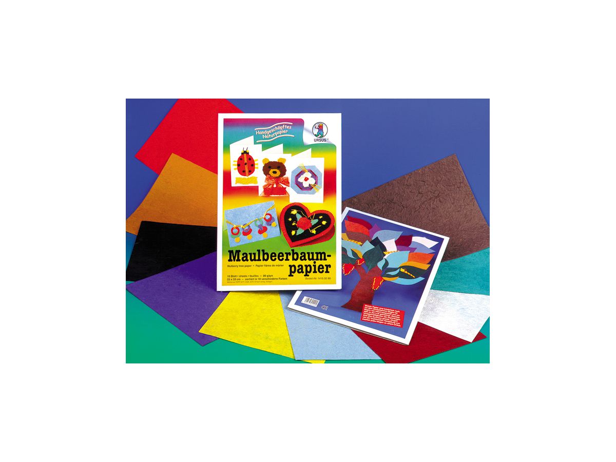 URSUS Carta moro 23x33cm 14150099 80g, colori ass. 10 fogli (4008525410904)