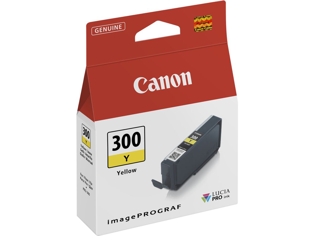 CANON Cartouche d'encre yellow PFI-300Y iPF PRO-300 14.4ml (4549292158908)