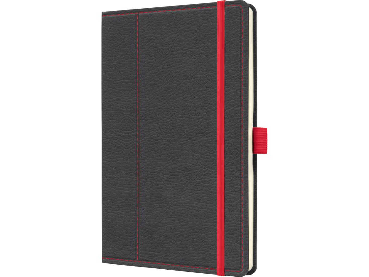 CONCEPTUM Notizbuch A5 CO695 grey-red, dots 194 Seiten (4004360789328)
