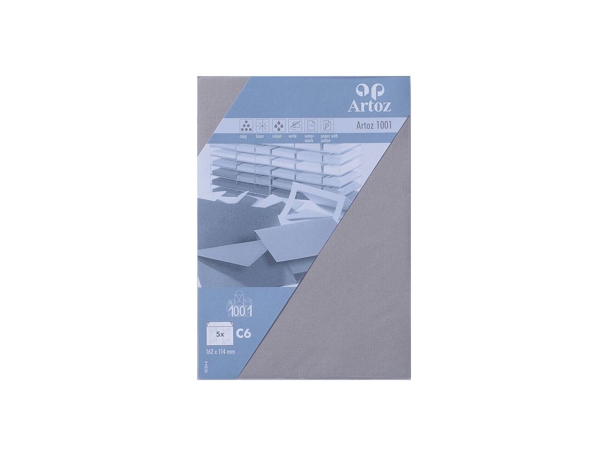 ARTOZ Buste 1001 C6 107324182 100g, graphit 5 pezzi (7612450979992)