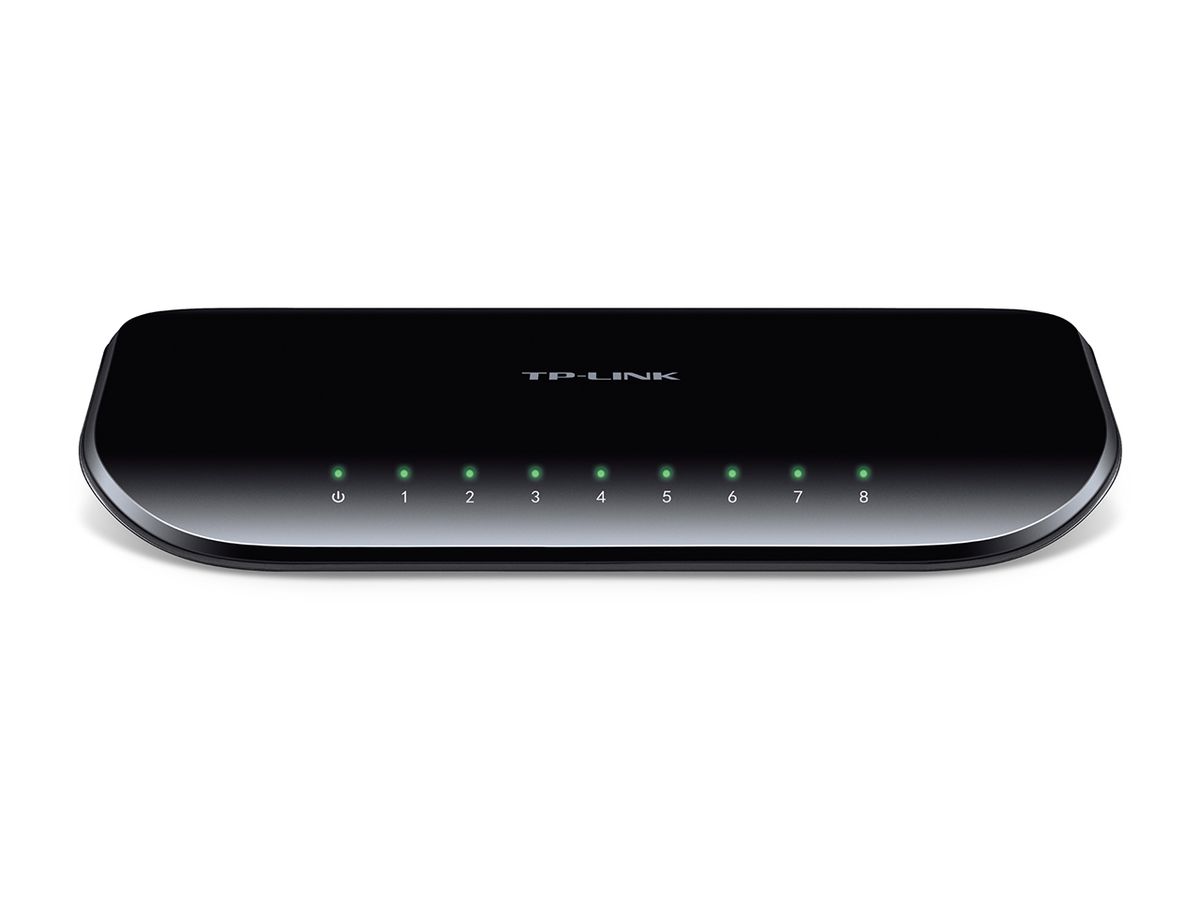 TP-LINK 8-Port-GB-Desktop-Switch TLSG1008D 10/100/1000 Mbit/s (6935364092313)