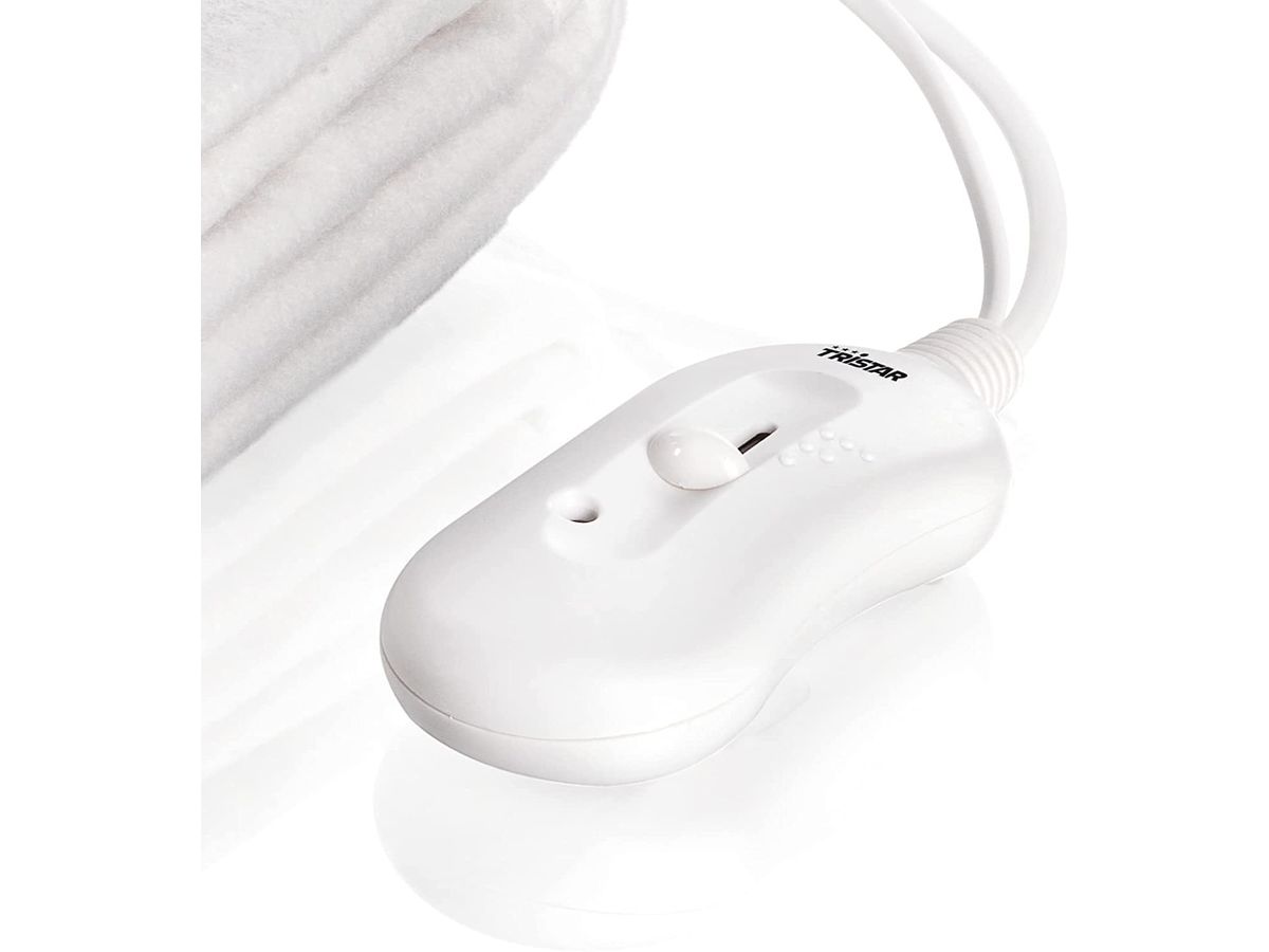 TRISTAR Wärmedecke 150x70cm BW-4751 weiss, elektrisch (8713016073655)