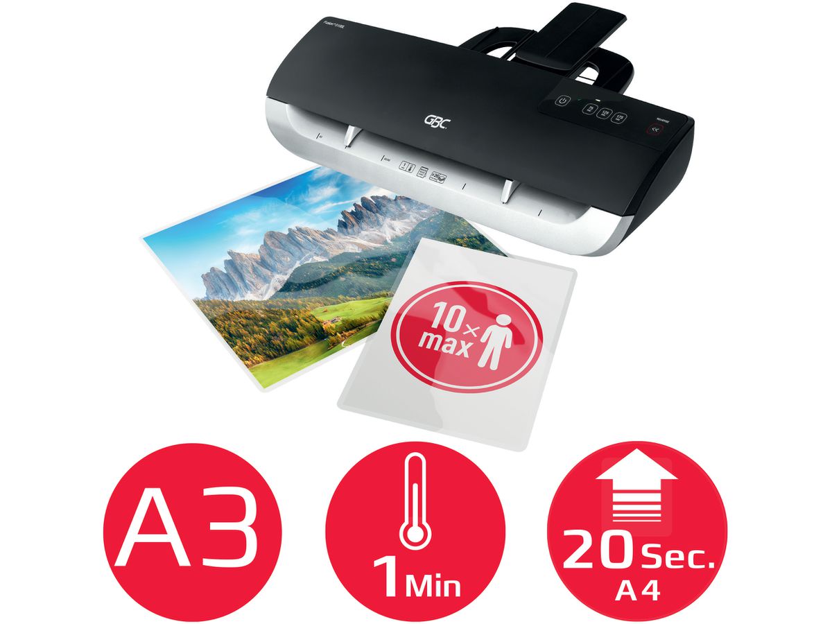 GBC Laminatore Fusion 3100L A3 4400750CH (5028252336611)