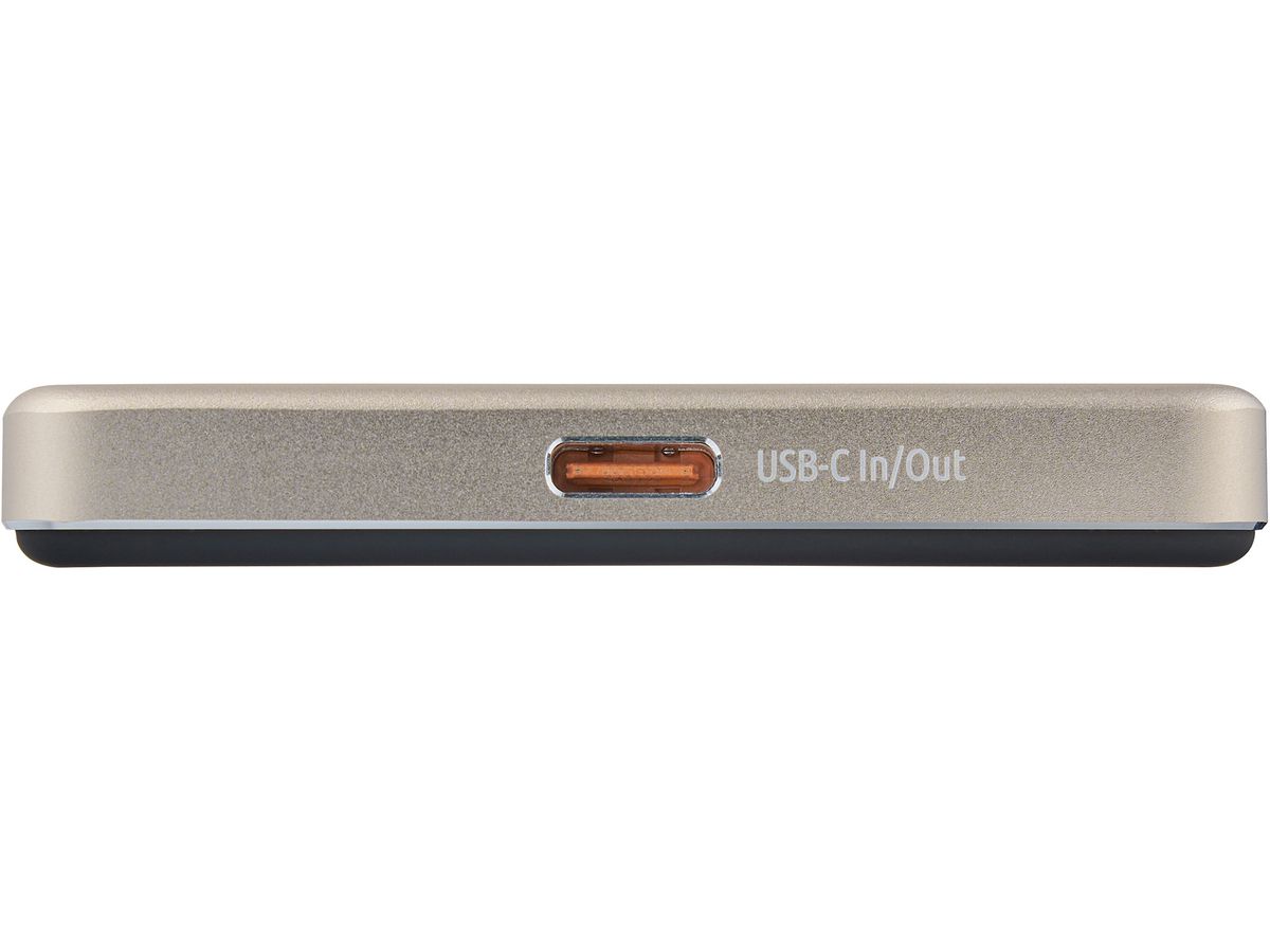 INTENSO Powerbank MW5000 5000 mAh 7344021 Magnetic Wireless champagne (4034303036127)