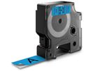 DYMO Schriftband D1 S0720860 schwarz/blau 19mm/7m (5411313452168)