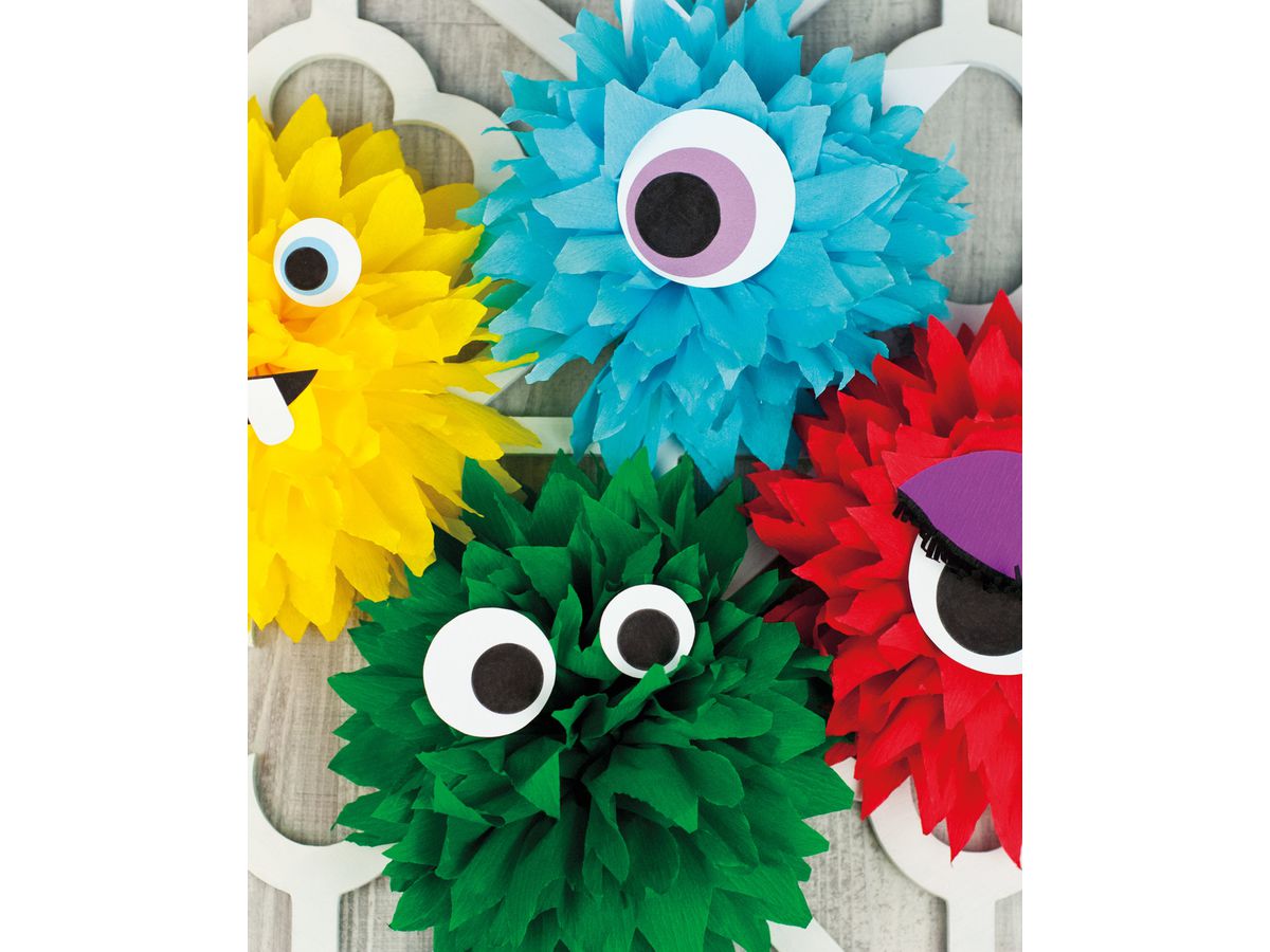 I AM CREATIVE Papier crêpe 50x200cm 4071 assorti 10 pcs. (7611983215911)