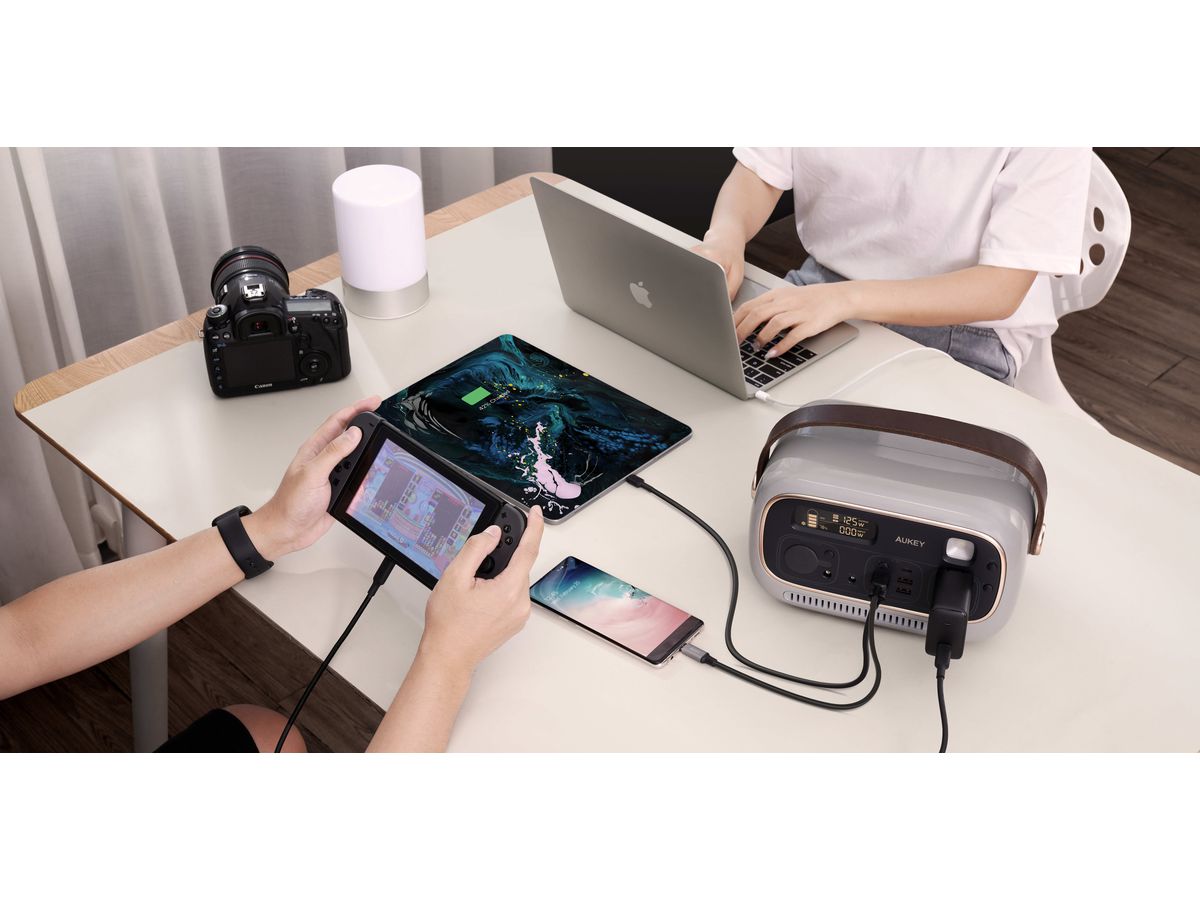 AUKEY PowerStudio Station 300 RE 03-GREY 297WH, 82500 mAh (0600310698159)