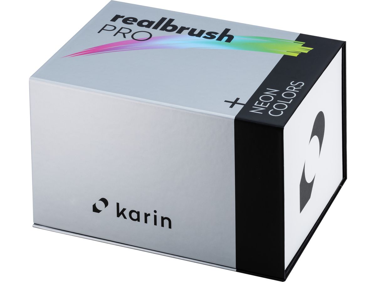 KARIN Real Brush Pen Pro 0.4mm 31C13 Mega Box, 3 Blender 72 Stück (5904446031404)