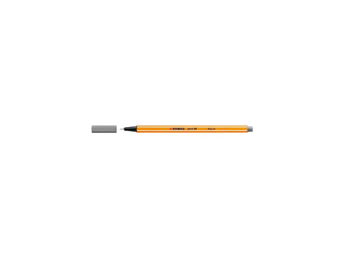 STABILO Fineliner Point 88 0.4mm 88/96 gris foncé (4006381333986)
