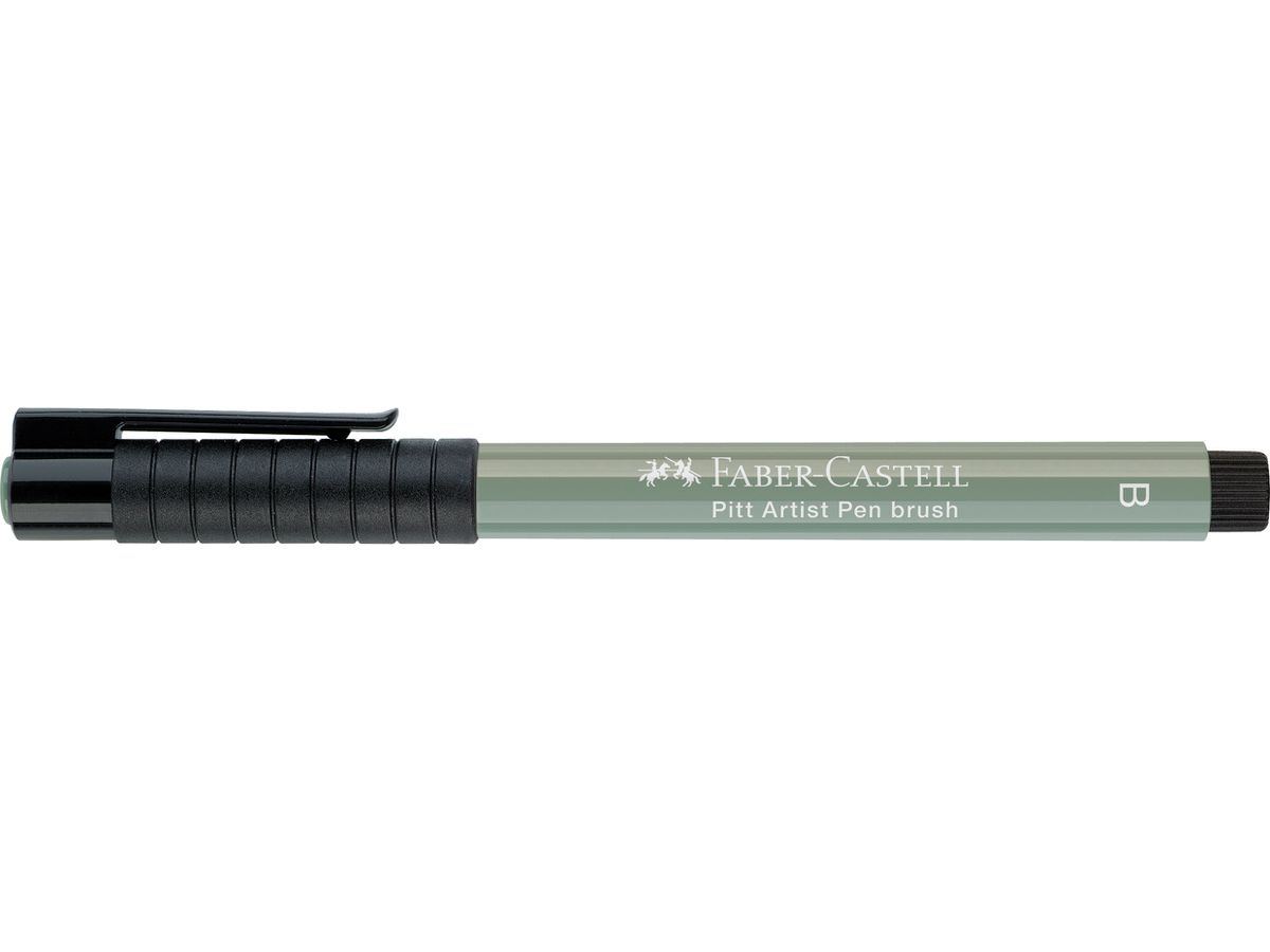 FABER-CASTELL Pitt Artist Pen Brush 2.5mm 167572 earth green (4005401675723)