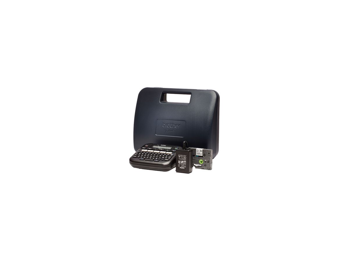 PTOUCH Titreuse avec coffret PT-D210VP et adapteur (4977766757300)
