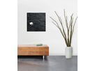 SIGEL Tableau magnétique en verre GL169 Slate Pierre 480x480x15mm (4004360867132)