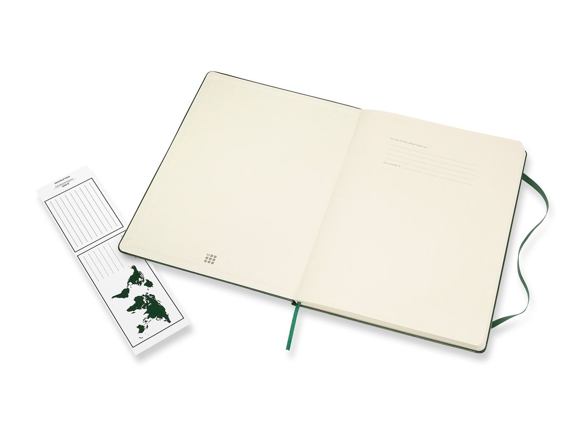 MOLESKINE Notizbuch XL HC 25x19cm 629117 blanko, myrtengrün, 192 S. (8058647629117)