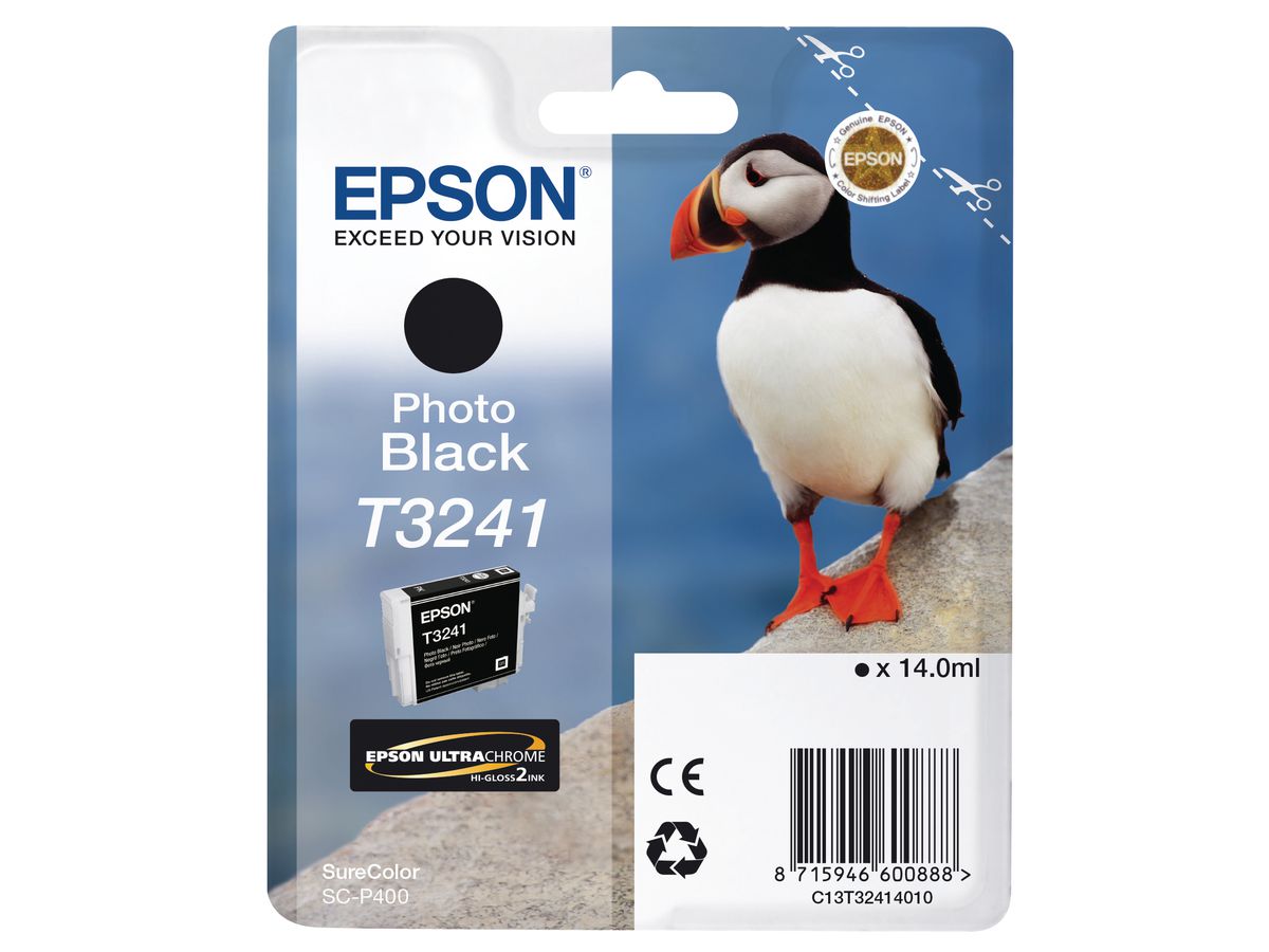 EPSON Cart. d'inch. photo nero T324140 SureColor SC-P400 14ml (8715946600888)