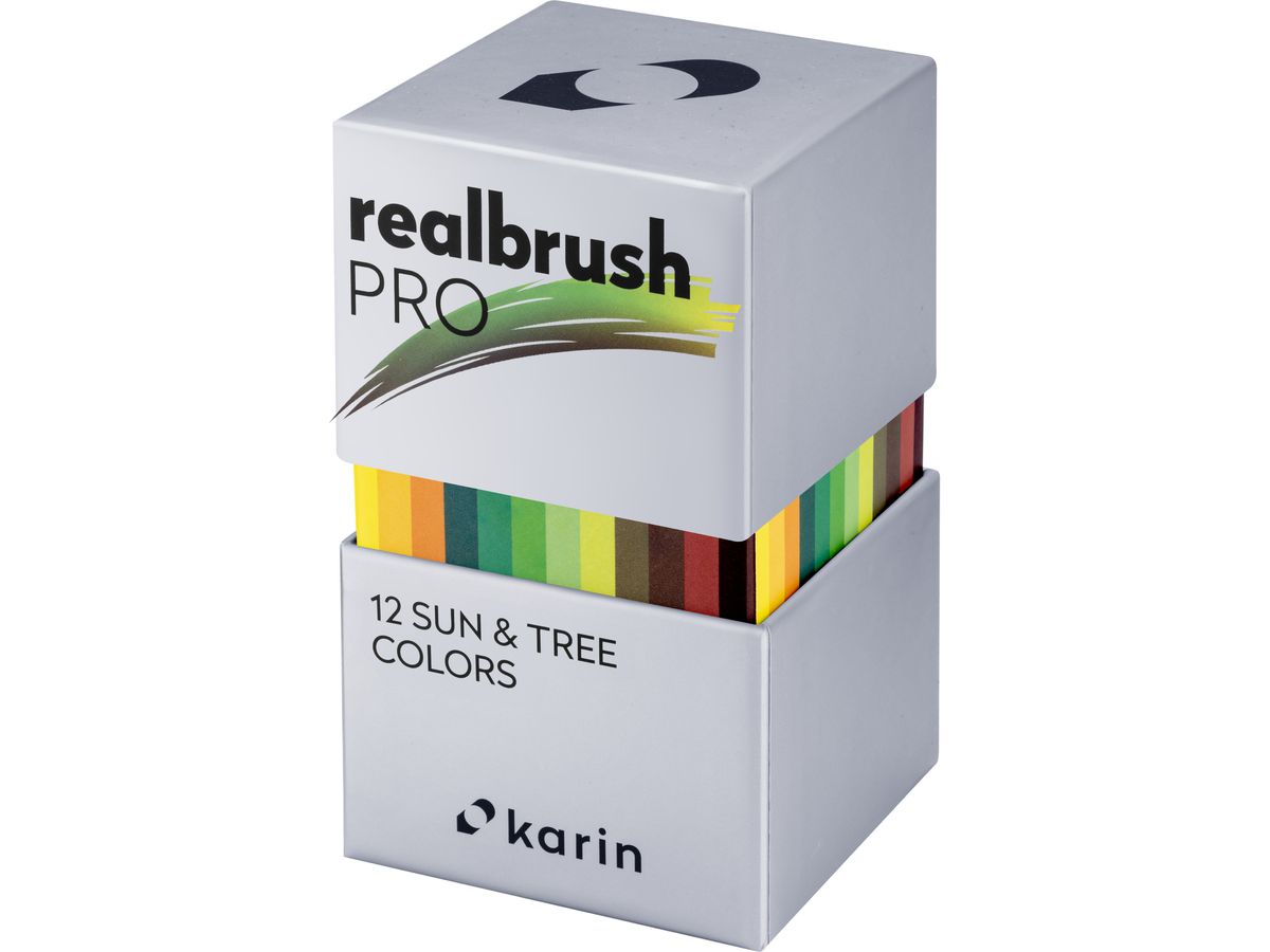 KARIN Real Brush Pen Pro 0.4mm 31C3 Sun and tree Colours 12 Stück (5904446031381)