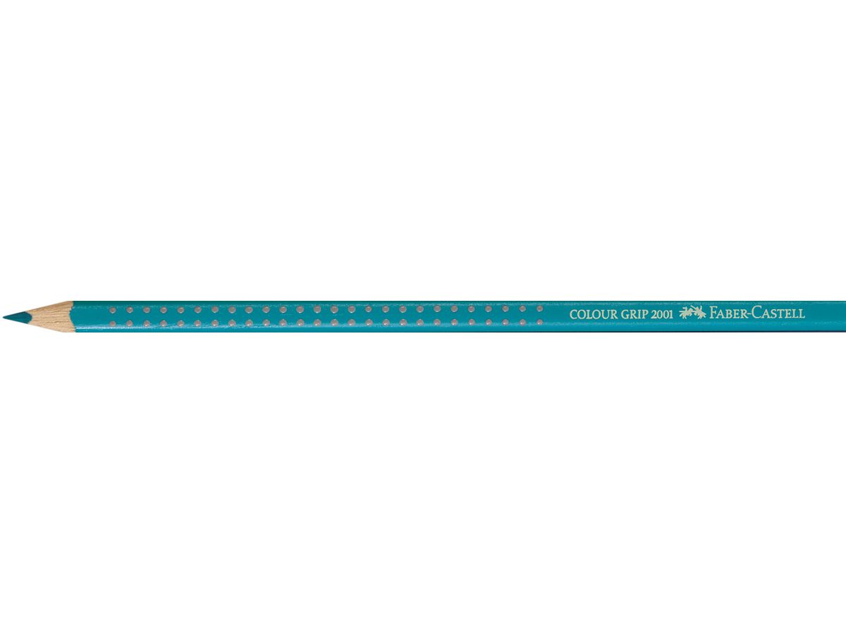 FABER-CASTELL Crayon de couleur Colour Grip 112453 turquois (4005401124535)
