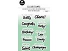 SIZZIX Klarischtstempel Bubbly STAMP356 14.8x10.5x0.3cm (8713943139400)
