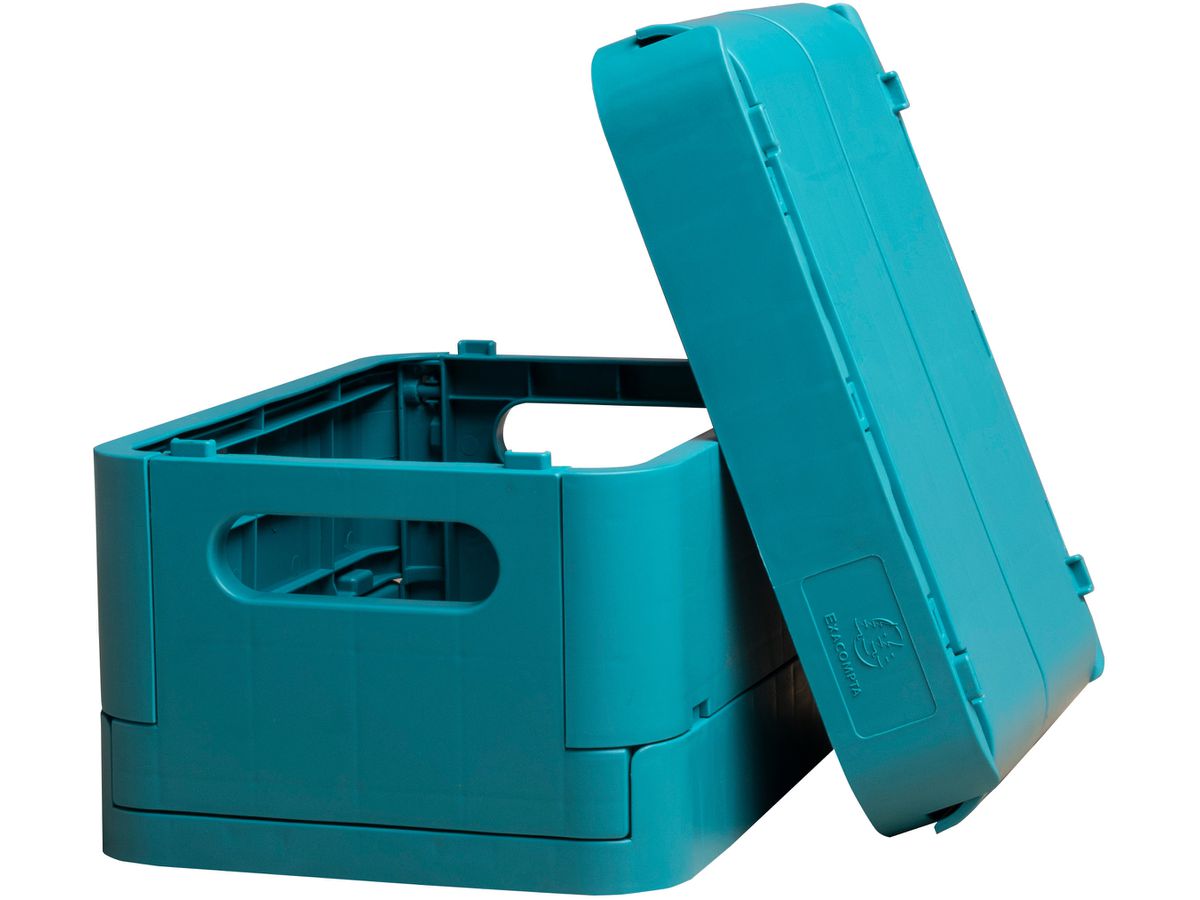 EXACOMPTA Klappbox Skandi A6+ 27034D Mini pazifikblau 185x35x135mm (9002493270343)