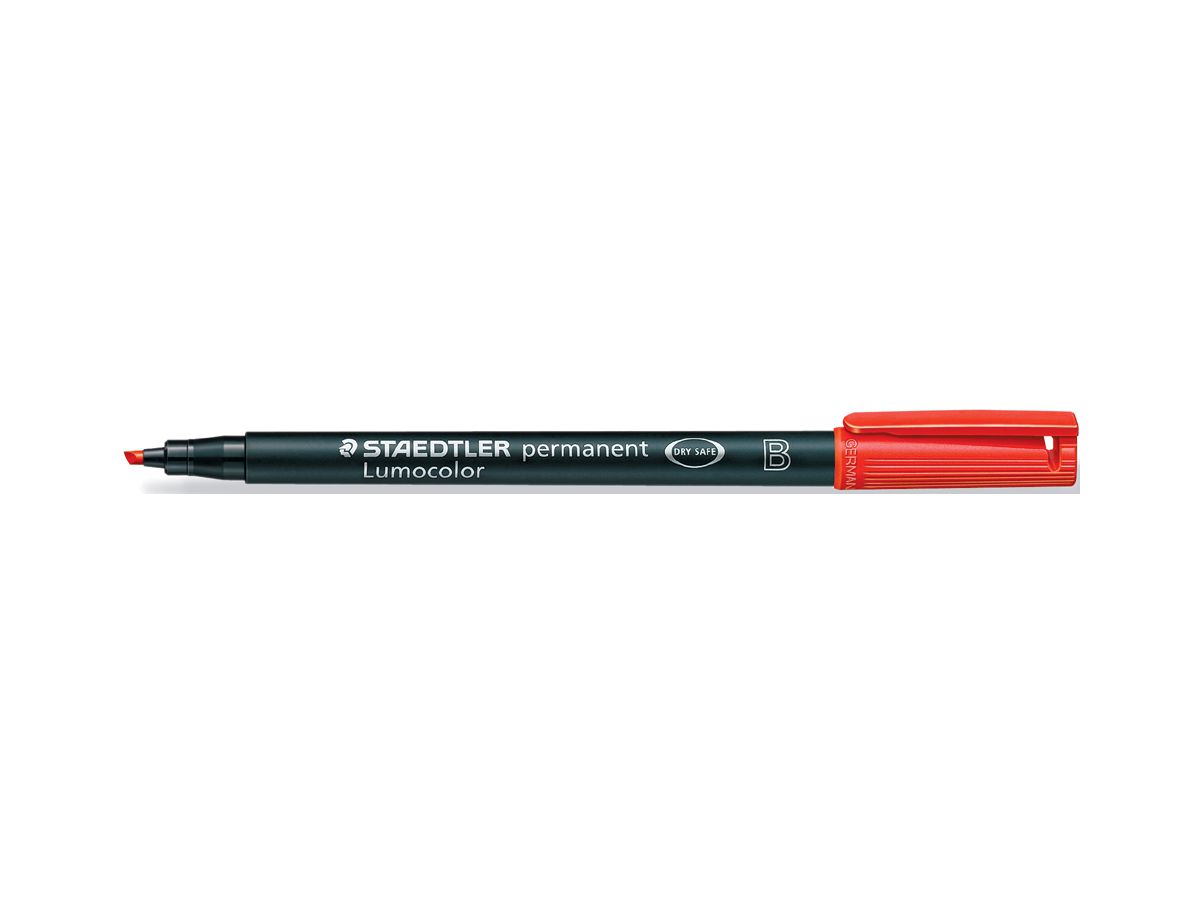 STAEDTLER Lumocolor permanent B 314-2 rot (4007817304273)