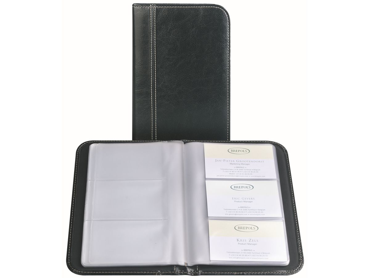 BREPOLS Album pour cart.visite 26.3.0301 Palermo 144 noir (5412303371360)