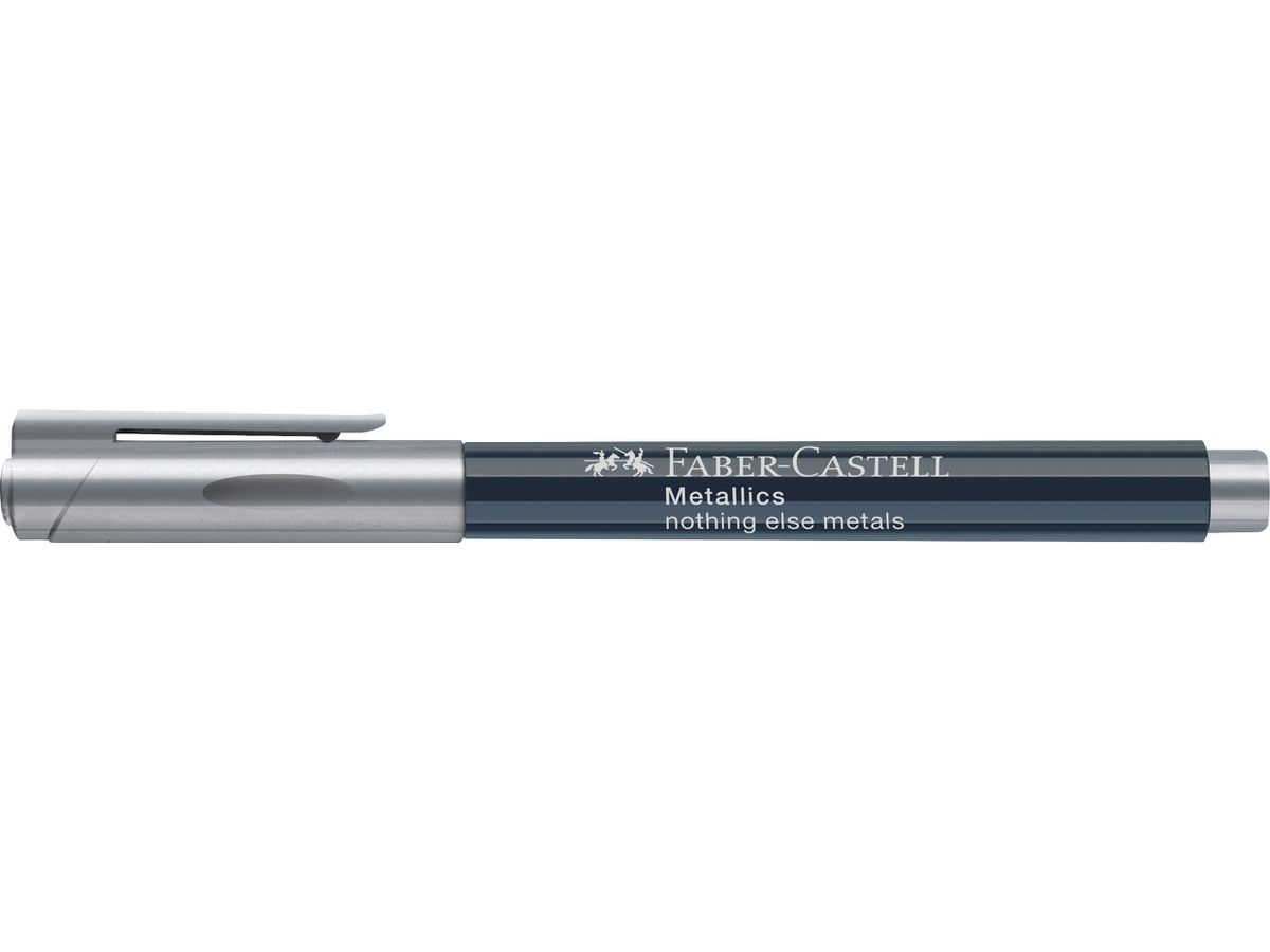 FABER-CASTELL Metallic Marker 1.5mm 160751 silber (4005401607519)
