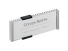 DURABLE Plaque de porte Info Sign 480023 argent, aluminium 149x52.5mm (4005546400020)