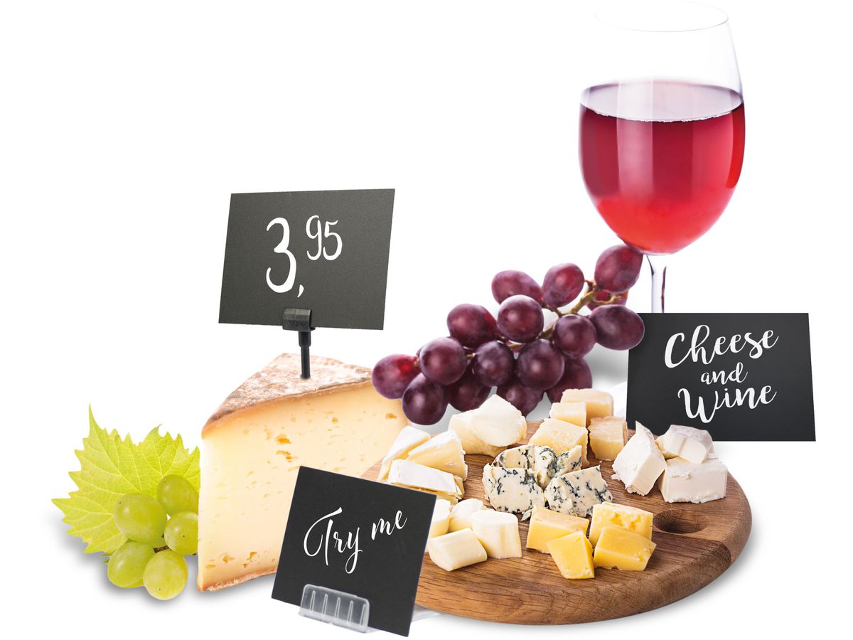 SECURIT Tableau Craie TAG TAG-A7-WT noire 10.5x7.4x0.1cm (8718226491459)