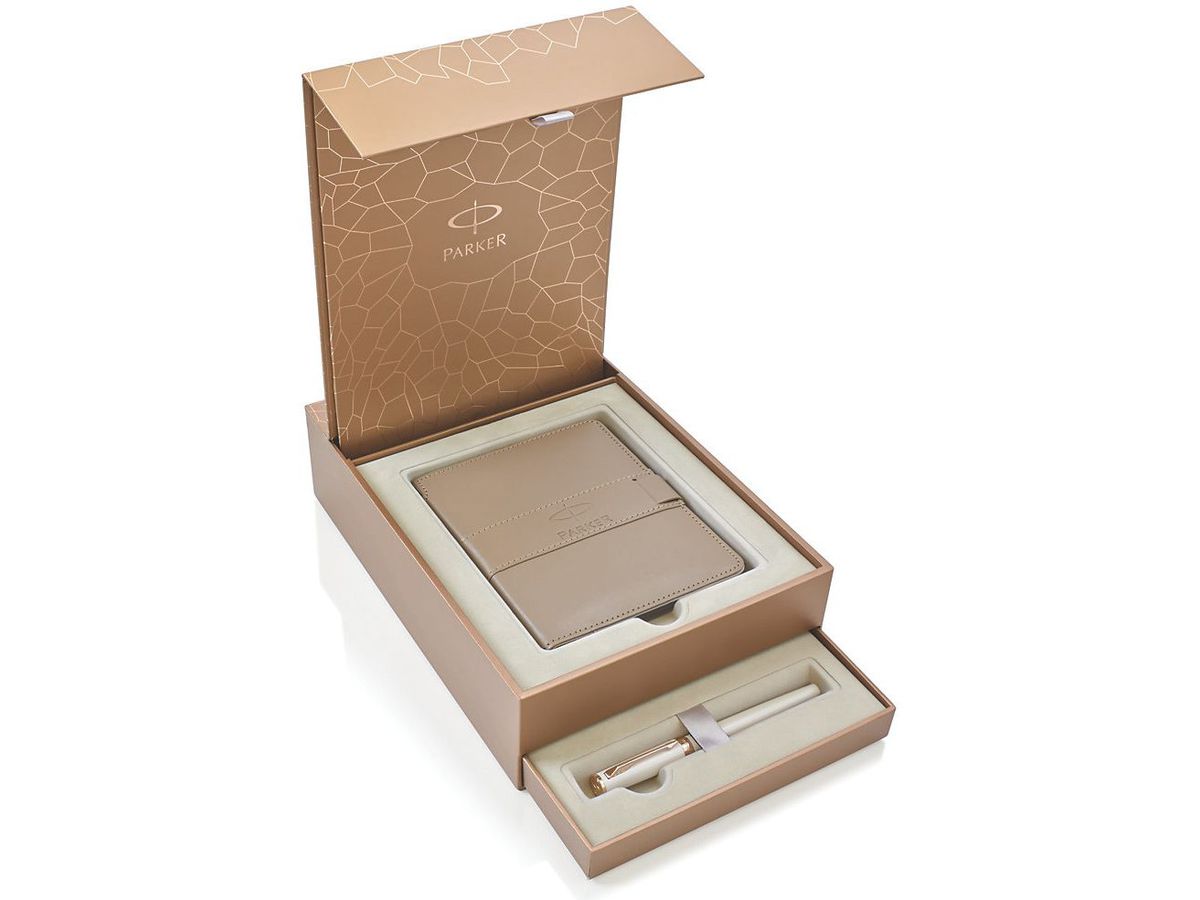 PARKER Gift Set S1935166 INGENUITY Notizbuch Pearl (3501179351667)